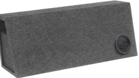 A gray subwoofer